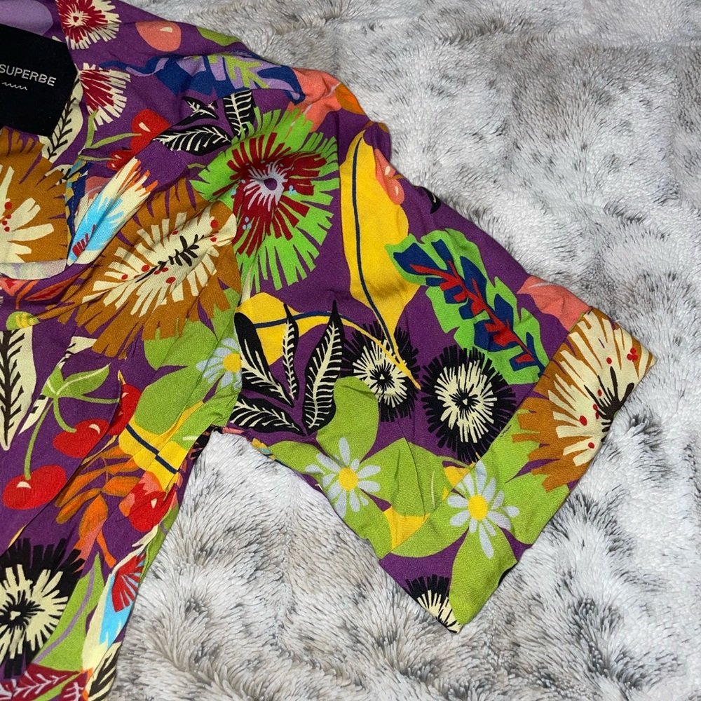 ๐ NWT Le Superbe | Floral Gypsy Muse Midi Dress | Cherry Lotus Land ๐ Revolve - Picture 16 of 16